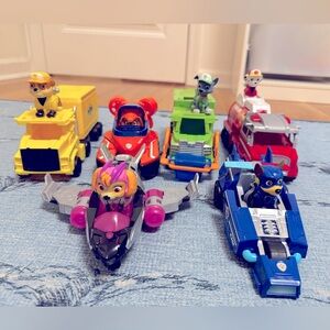 Paw patrol car set